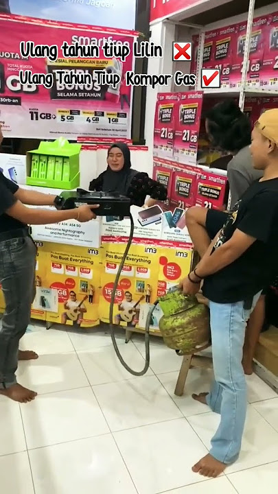 ini baru Keren, ulang tahun tiup lilin ❎, tiup lilin pake kompor ☑️ #viral #tiktok #lucu #shortvideo