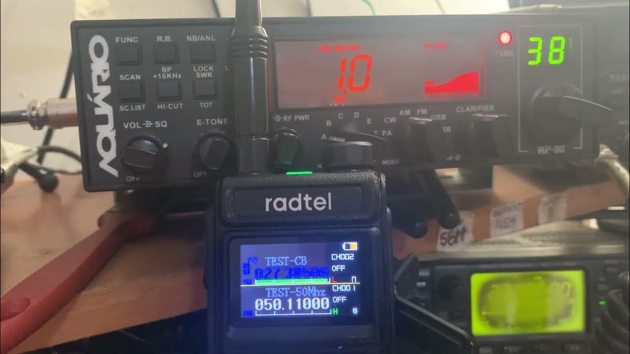 Radtel RT-890 "receiving" CB frequency: 27.385 AM* - YouTube