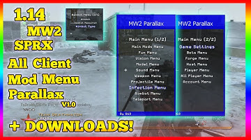 [Mw2/1.14] Parallax SPRX Mod Menu (Unfair Aimbot, All Client, bots, & more) +DOWNLOAD!