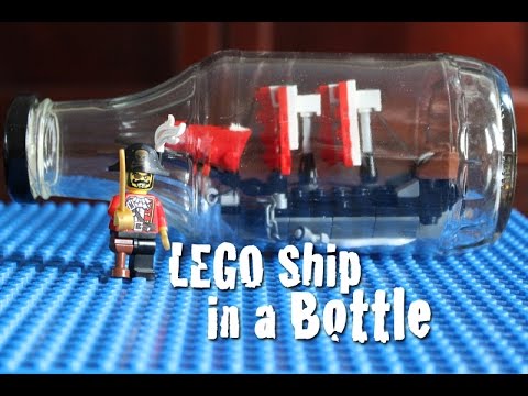 Building A Lego Ship In A Bottle Seems Pretty Easy