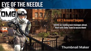 Eye of the Needle, Sniper strike special ops mission #18- Rust Belt (Sniper/zone4)