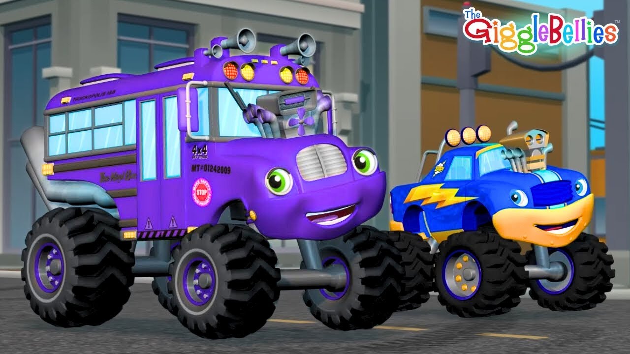 Wheels On The Bus Nursery Rhymes for Kids GiggleBellies YouTube