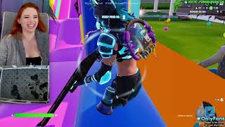 Amouranth Cheats Her Way To Victory | Fortnite