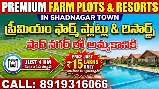 Shadnagar Hyderabad farming plots for sale|agriculture lands for sale in Hyderabad shadnagar