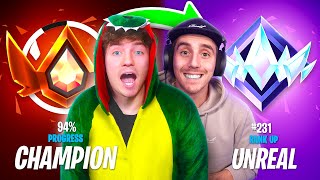 MEXIFY und FIXX erreichen den HÖCHSTEN RANK in FORTNITE UNREAL!   (FINALE: Zero Build)