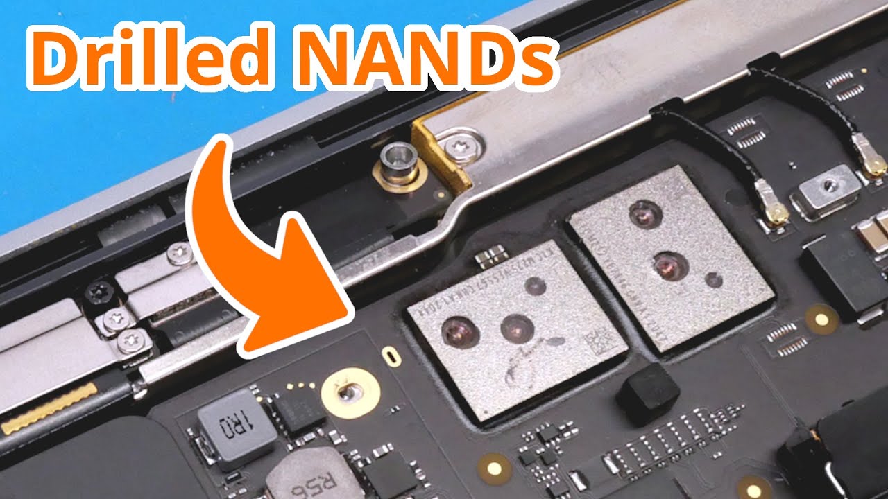 Repairing a DRILLED M1 MacBook Air - YouTube