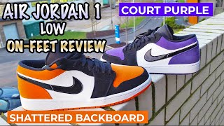 NIKE AIR JORDAN 1 LOW ORANGE | PURPLE 