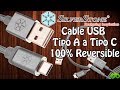 SilverStone Cable Nylon 1m USB C a USB A Reversible CPU04 Unboxing y Review