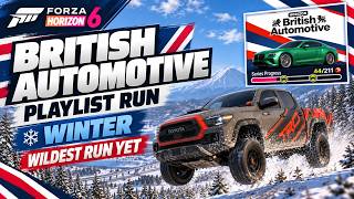 The WILDEST Playlist Run So Far... | FH6 British Automotive Winter screenshot 3