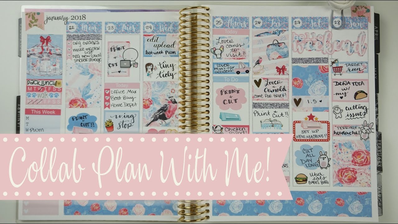 Plan With Me! - Collab With Macy from Sunset Sticker Co!!!