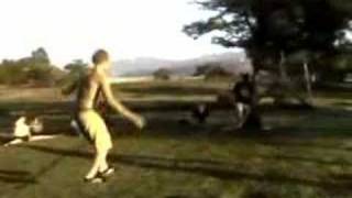 Backflip on a slackrope