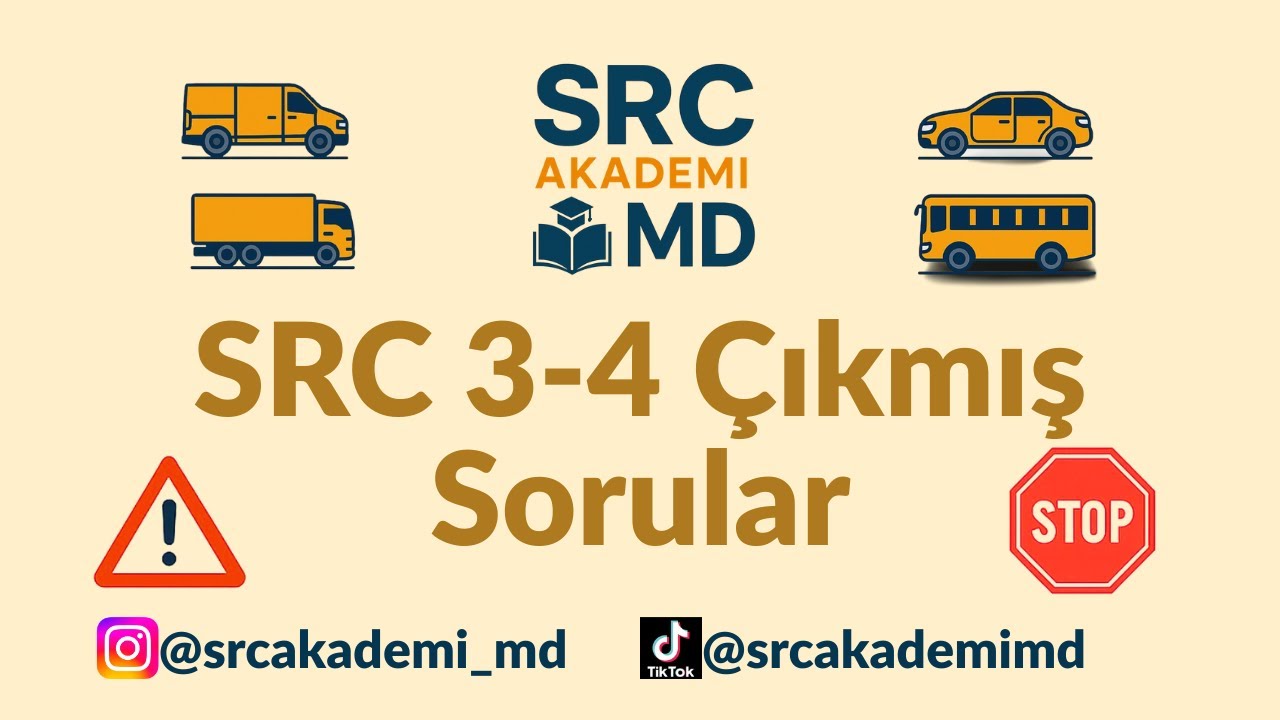 SRC 1-2-3-4 Çıkmış Soruları|Püf Noktalar ve Tüyolar|Sınav Taktikleri |#src #src2025güncel#src2025#18