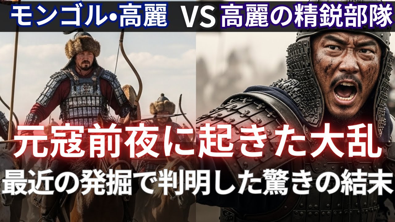 【元寇前夜の朝鮮】三別抄の乱～モンゴル＆高麗連合に立ち向かった精鋭の意外な結末