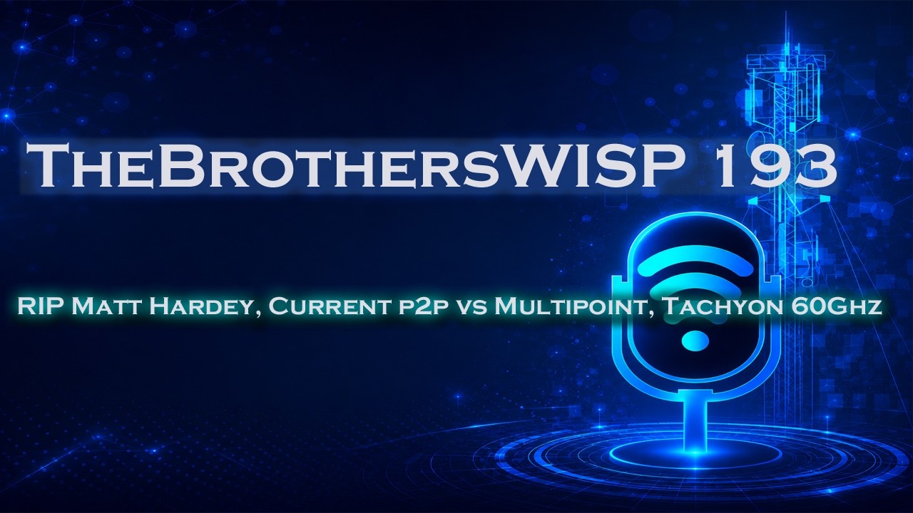 The Brothers WISP 193 - RIP Matt Hardy, State of Wireless, Tachyon 60Ghz