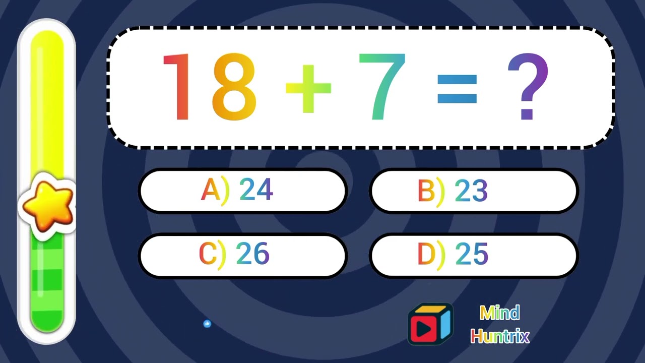 EASY MATH QUIZ FOR CHILD 3
