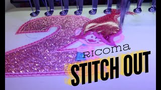 Embroidery Magic: See The 20 needle Ricoma In Action Stitching Out An Order!