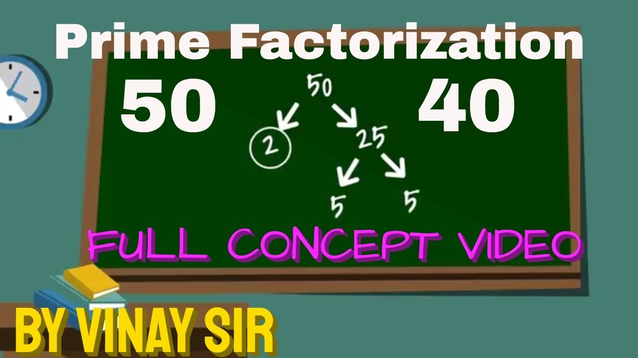 Prime Factorization Method | By vinay sir - YouTube