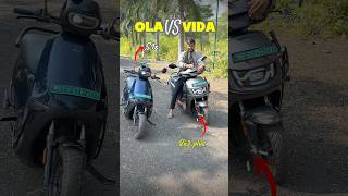 🔥Ola S1x vs Vida vx2 plus❌Speed Test Which one is faster? #shorts #viralshorts