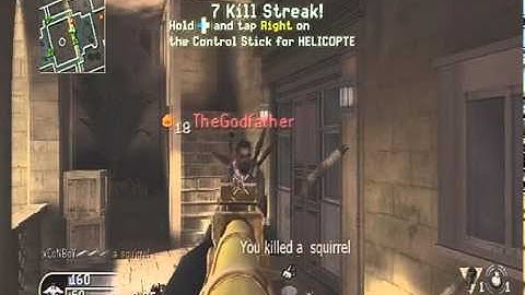 Crazy CoD4 Gold AK-47 Streak! - Triple HEADSHOT!