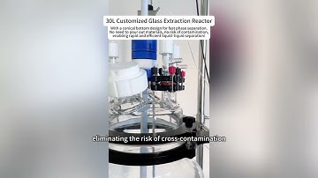 30L Customized Glass Extraction Reactor – Fast, Clean, and Reliable Separation