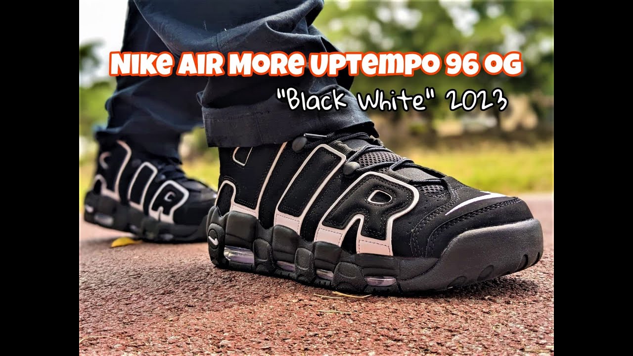 On-Foot Look // Nike Air More Uptempo OG Black/White