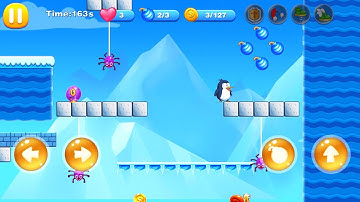 Penguin Run 2 Gameplay / Android run game - this61 games