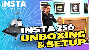 Insta 256 Heat Press Unboxing & Setup