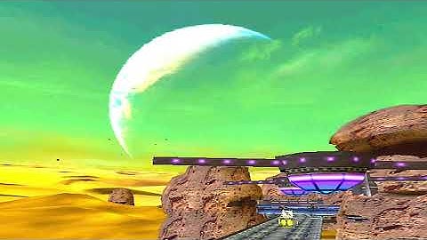 F-Zero GX:  Sand Ocean Surface Slide with Space Angler 1
