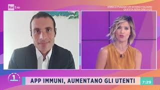 App Immuni, 5,4 milioni di utenti - Unomattina 08/09/2020 screenshot 5