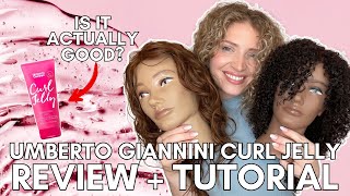 UMBERTO GIANNINI CURL JELLY REVIEW + TUTORIAL FOR CURLY AND WAVY HAIR
