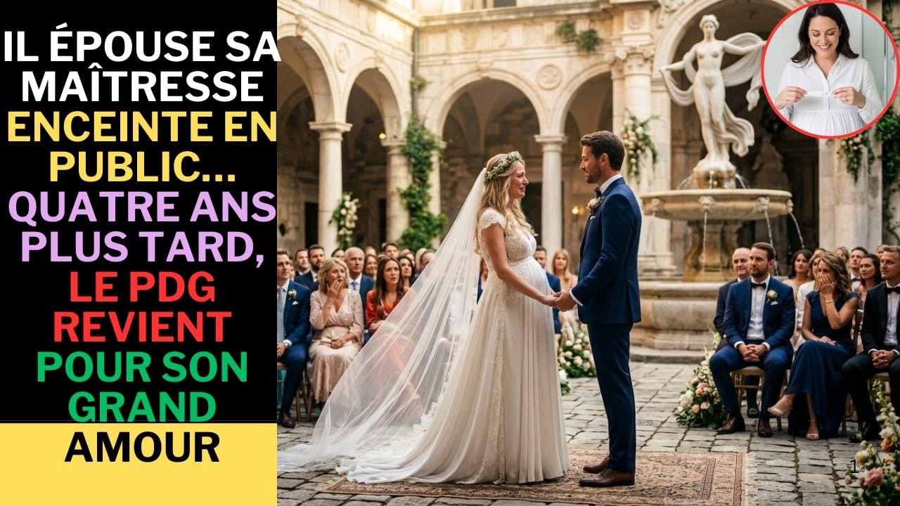 Il épouse sa maîtresse enceinte en public… Quatre ans plus tard, le PDG revient pour son grand amour