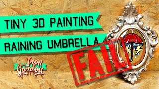 3D Tiny Painting - Traditional Tattoo Style Raining Umbrella - FAIL screenshot 5