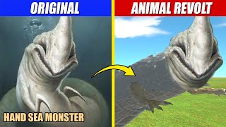 Making Hand Sea Monster In Animal Revolt Battle Simulator | Animal Revolt Battle Simulator