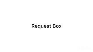Request Box For Its Real Not Fake Tv Show Please Write Comments To Request From -Super8