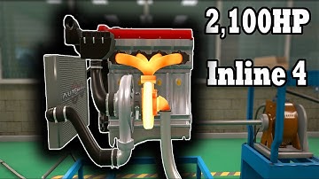 The Most Powerful Inline 4 Engine Ever | Automation The Car Company Tycoon Game
