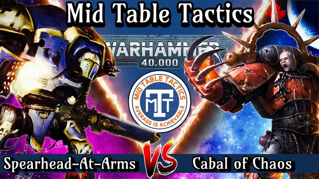 Warhammer 40k Battle Report: Chaos Space Marines VS Imperial knights ...