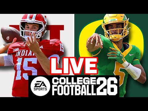 Indiana at Oregon - 10/11/25 Simulation (EA College Football 26)