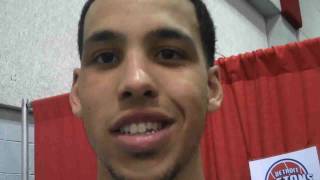 Detroit Pistons- Austin Daye Interview at 2009 NBA Summer League Presented by EA Sports