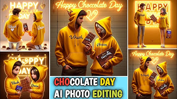 Chocolate Day Ai Photo Editing ll happy chocolate day photo editing ll bing ai viral editing