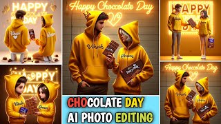 Chocolate Day Ai Photo Editing ll happy chocolate day photo editing ll bing ai viral editing screenshot 3