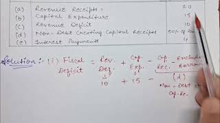 How to calculate Fiscal Deficit and Primary Deficit 