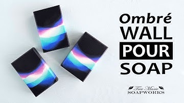 🌌 Ombré Wall Pour Gone Beautifully Wrong! 😲 | Cold Process Soapmaking | Soap Challenge Club