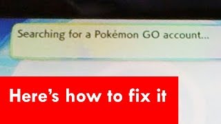 Fix for Pokemon Let's Go stuck SEARCHING Pokemon Go screenshot 5