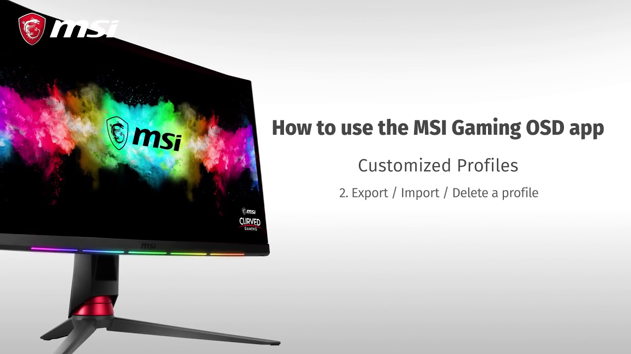 MSI Optix MAG241CV - Écran PC MSI sur