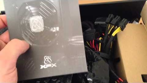 XFX 550W power supply unboxing - Video 2