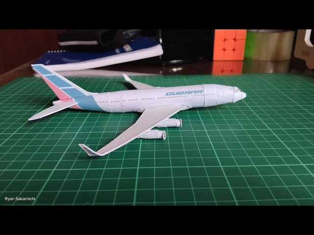 Cubana Ilyushin Il-96-300 (CU-T1522) Papercraft Model 🇨🇺 - YouTube