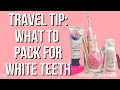 Packing for europe  white teeth edition  2024  check out what this doctor packs to keep em white