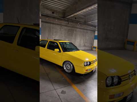 GTI Mk3 Yellow Ginster. #vw #gti