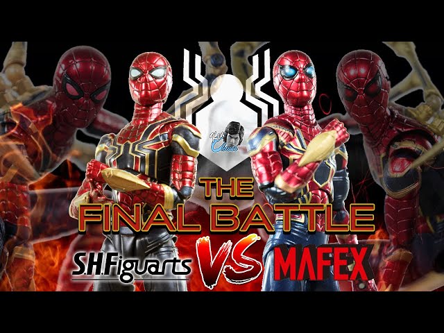 MAFEX スパイダーマン&アイアンマン The FINAL Battle - IRON SPIDER Action Figure Comparison | S.H