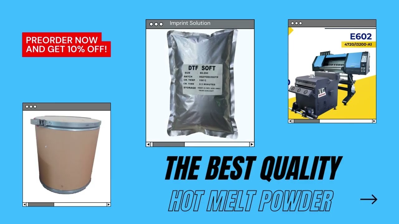 The best quality hot melt DTF Powder